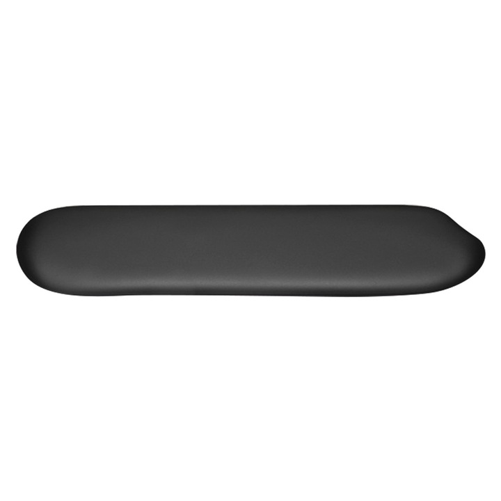 Ergonomikus csuklótámasz, szilikon, fekete, 40x8x1,8cm