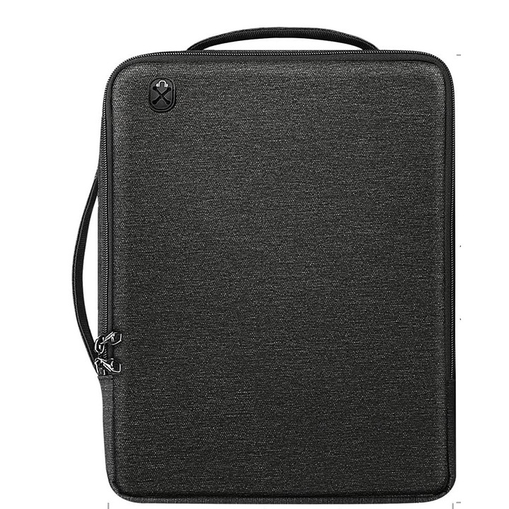 Geanta laptop, Poliester, Negru
