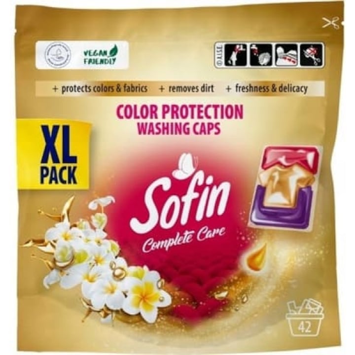 Перилен препарат Sofin Complete Care, капсули за защита на цвета, веган, 42 бр.