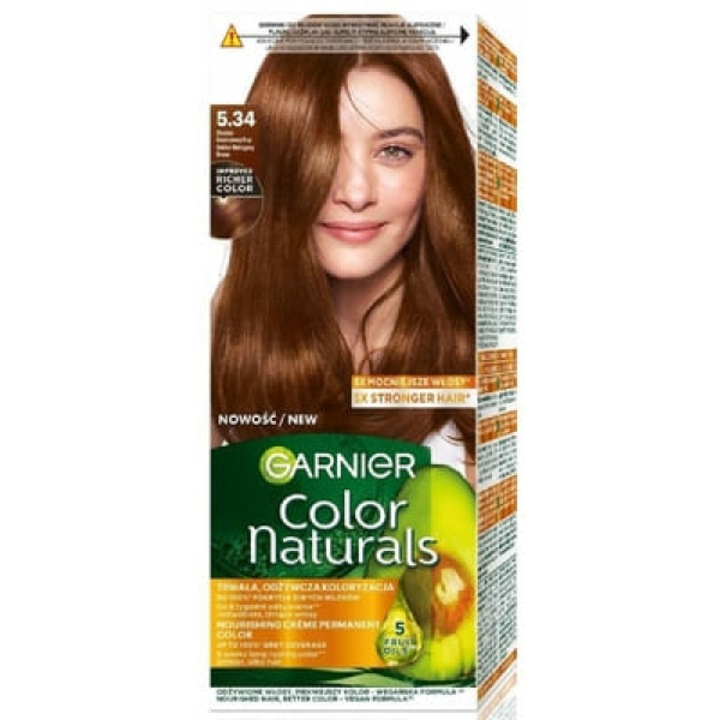 Vopsea de par Garnier Color Naturals, acoperire 100% fire albe, 1 set