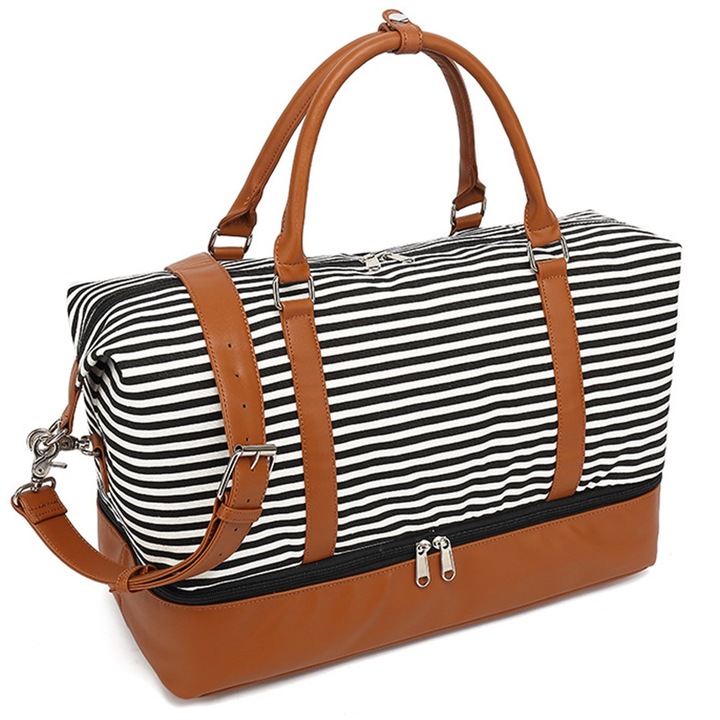 Utazótáska, 60L-80L, cipőtartó rekesszel, összecsukható, többszínű