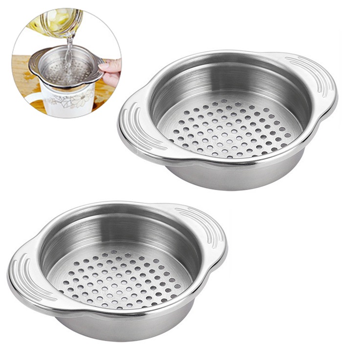 Sita pentru ton din inox, Enforose, maner anti-alunecare, usor de curatat, dimensiuni universale