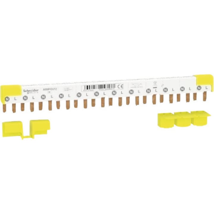 Bara Busbar Tip Pieptene Schneider Acti9 Ic40 1p+n 80a 12x, Pentru Tablouri Electrice
