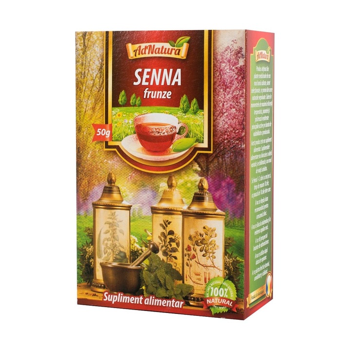 Senna levél tea, 50g, AdNatura