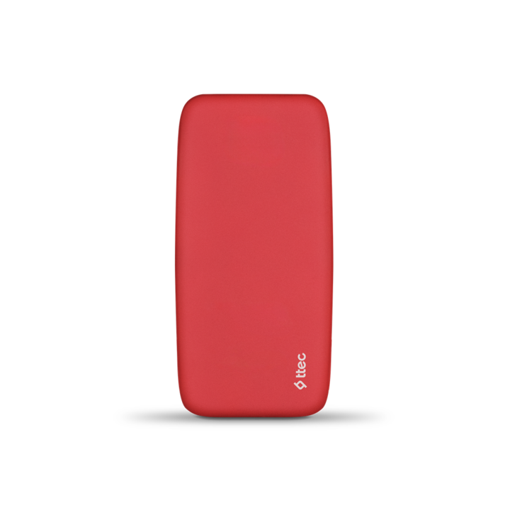 Baterie externa ttec, ChargeUp Pro, 20.000mAh, PD 20W, rosu