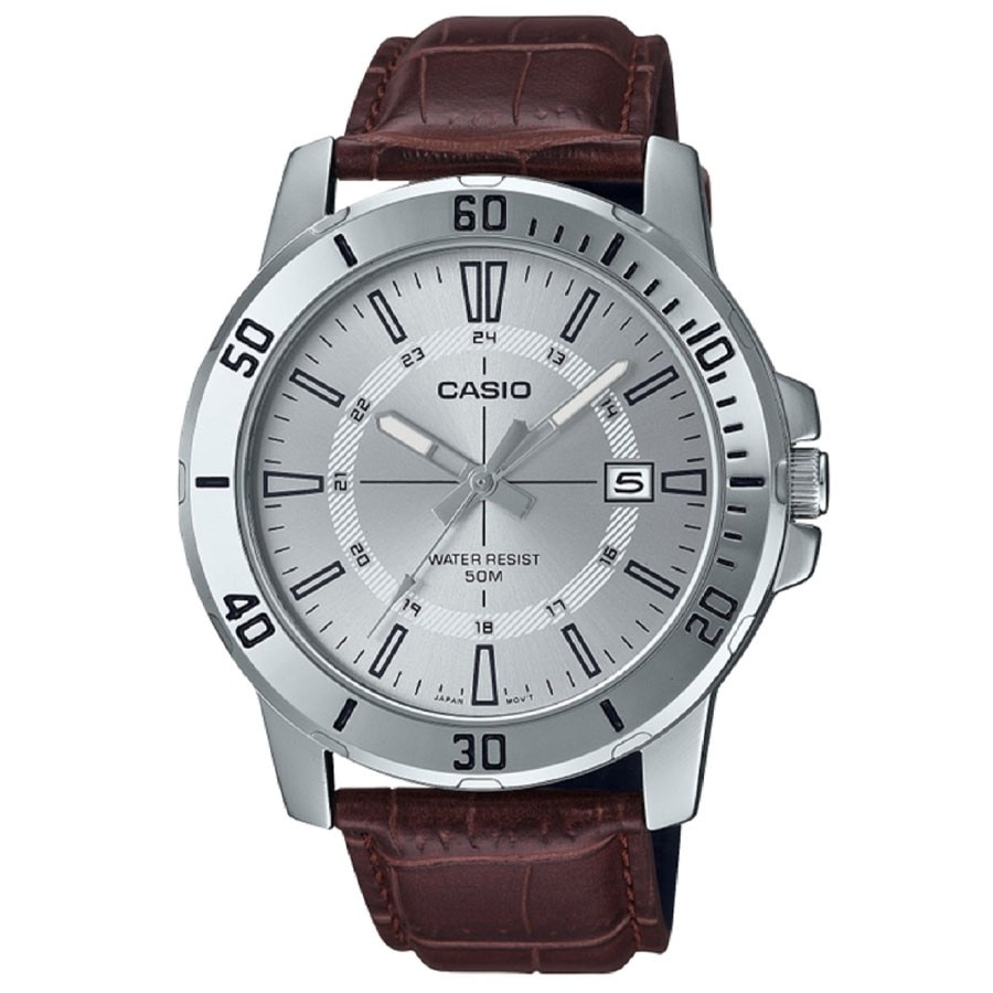 Ceas barbatesc Casio MTP-V006L-7C, cu afisaj de zi si data - eMAG.ro