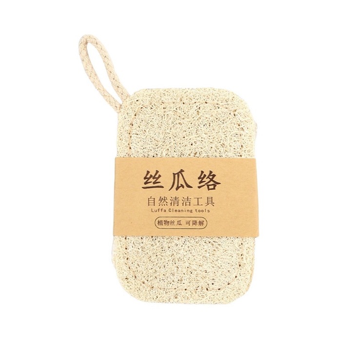 Laveta din fibra naturala de planta, ecologica, cu agatatoare, 110x70cm