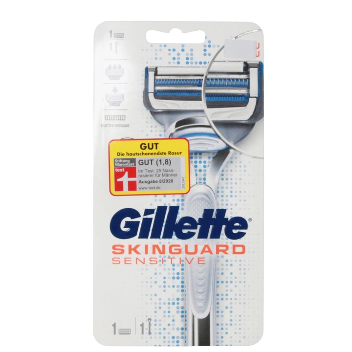 Aparat de ras cu o rezerva Gillette Skinguard Sensitive