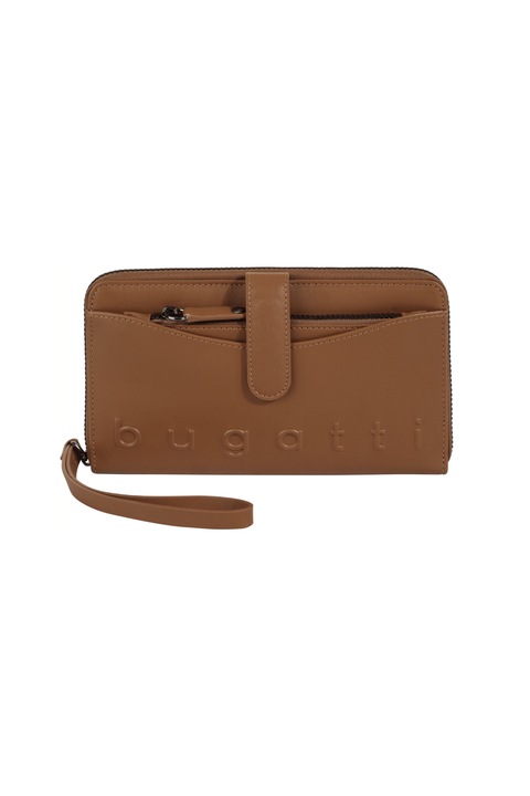 Portofel dama, Bugatti, seria Daphne, 495694, piele naturala, cognac