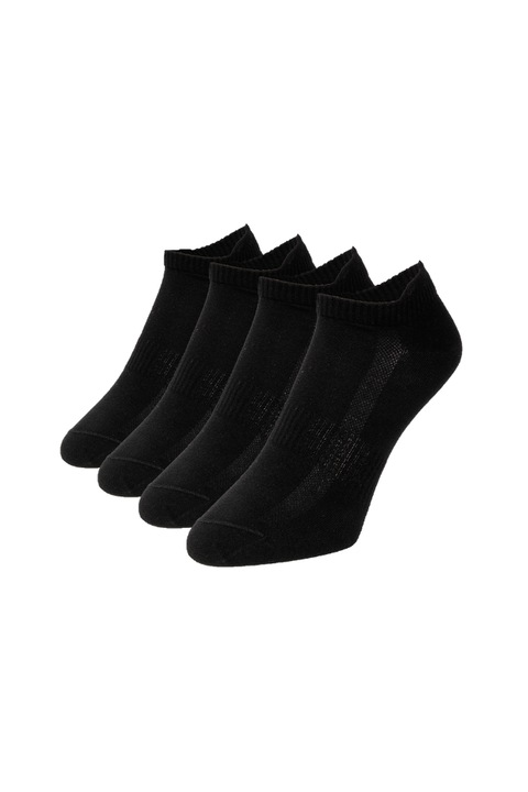 Set 2 perechi de sosete scurte unisex negru - low cut