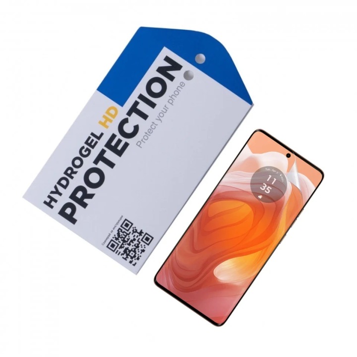 Удароустойчив протектор ОфисиТе за Motorola Edge 50 Ultra, Hydrogel HD, покритие Blue Light защита за очите