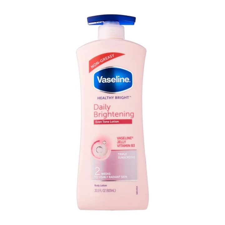Vaseline Daily Brightening body lotion, 600 мл