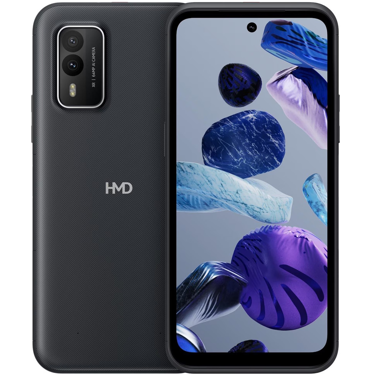 Telefon mobil HMD XR21, Dual SIM, 128GB, 6GB RAM, 5G, Midnight