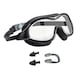 Set Ochelari de inot profesionali unisex, Darklove, 180°, Anti-ceata si vizibilitate inalta, Curea elastica reglabila, Confortabil, Durabile, Usor de utilizat, Portabil, UV protection, PC/Silicon, Negru