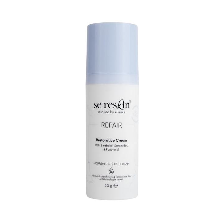 Crema reparatoare Sereskin, Repair, ten sensibil, 50 g