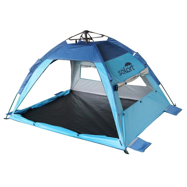 Automata Solart Strandsátor, 200x150x120 cm, napvédelem UPF30+, Kék