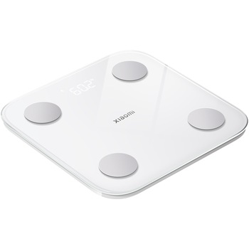 Cantar inteligent Xiaomi Body Composition Scale S400 BHR7793GL, 25 functii, aplicatie Xiaomi, capacitate de stocare pana la 36 profile max 150KG, alb