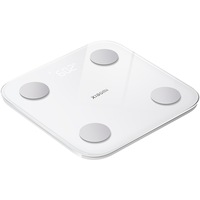 Cantar inteligent Xiaomi Body Composition Scale S400 BHR7793GL, 25 functii, aplicatie Xiaomi, capacitate de stocare pana la 36 profile max 150KG, alb