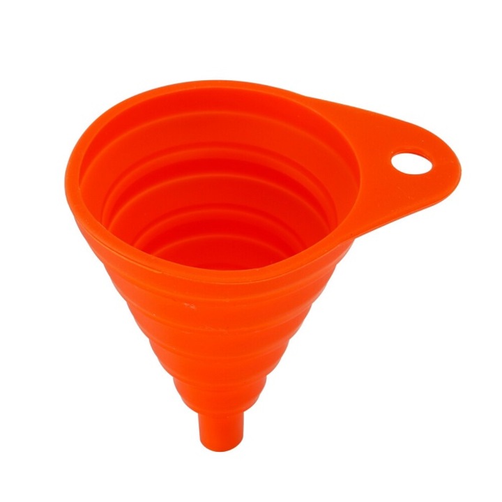 Palnie pliabila LAMPA, din silicon, diametru max 85 mm, diametru min 14 mm, inaltime 110 mm