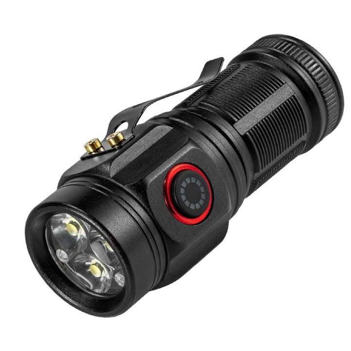 Мини фенер W5182 мощен с 3 светодиода