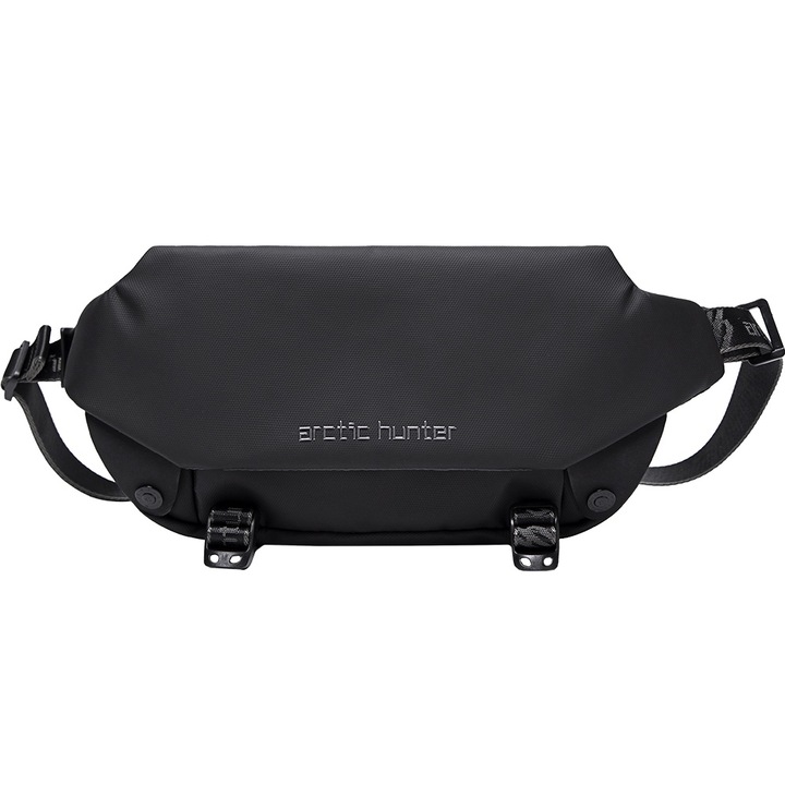 Casual crossbody táska férfiaknak, CHEST BAG MAN Arctic Hunter YB00047BK fekete