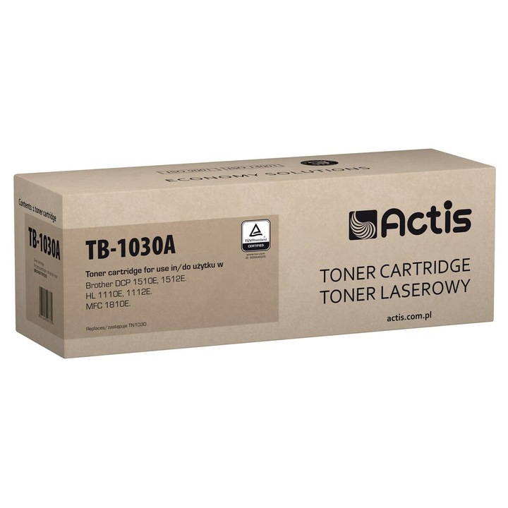 Toner Actis TB-1030A, Brother kompatibilis, fekete, 1000 oldal