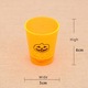 Set de 3 lumini de dovleac de Halloween, Ronyes®, cupe cu LED-uri, baterii incluse, accesorii decorative de Halloween, accesorii creative de vacanta, portocaliu