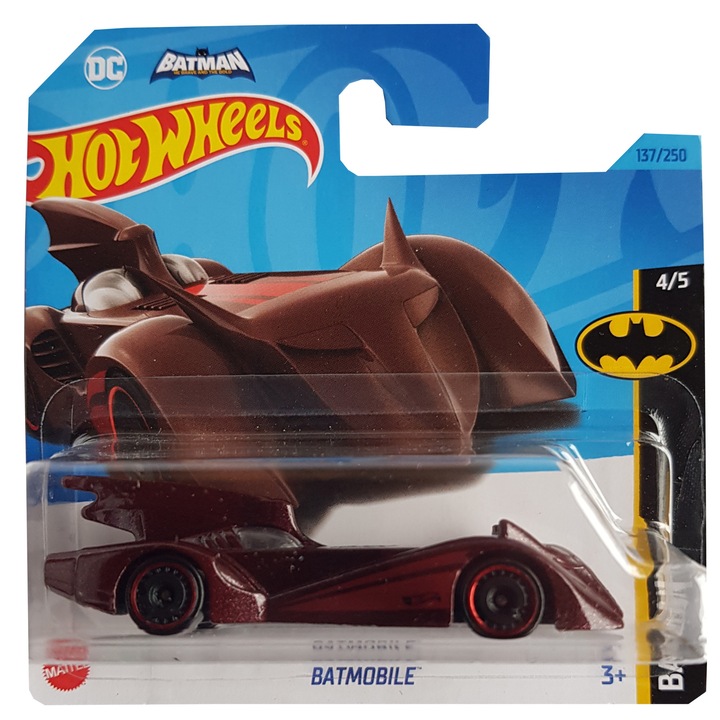 Hot Wheels fémautó, Batmobile, 1:64