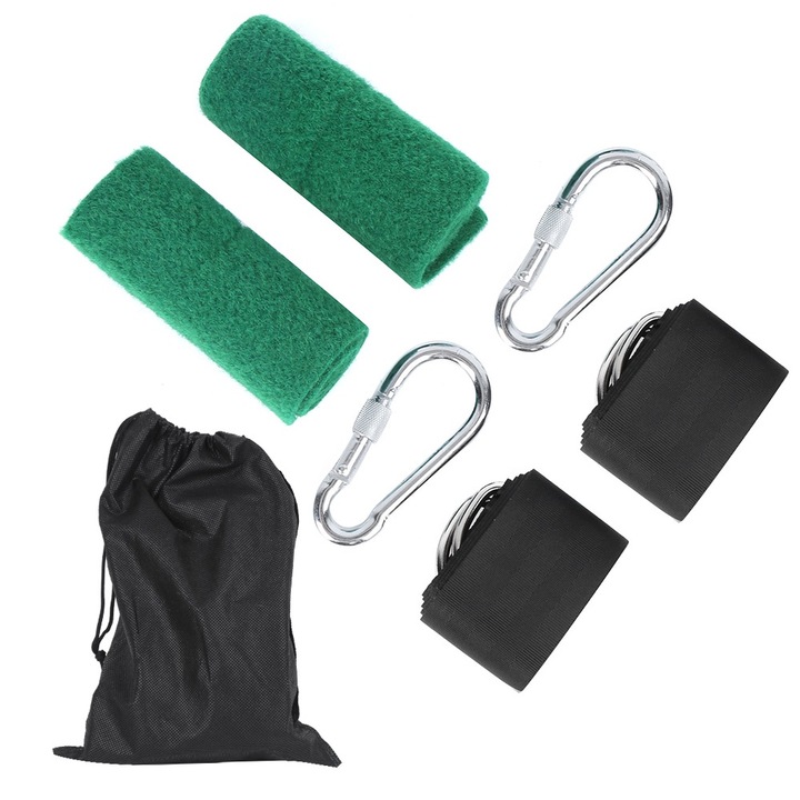 Leagan de copac Curele de agatat Kit de centuri Accesorii de suport pentru antrenament cu hamac Gradina Camping