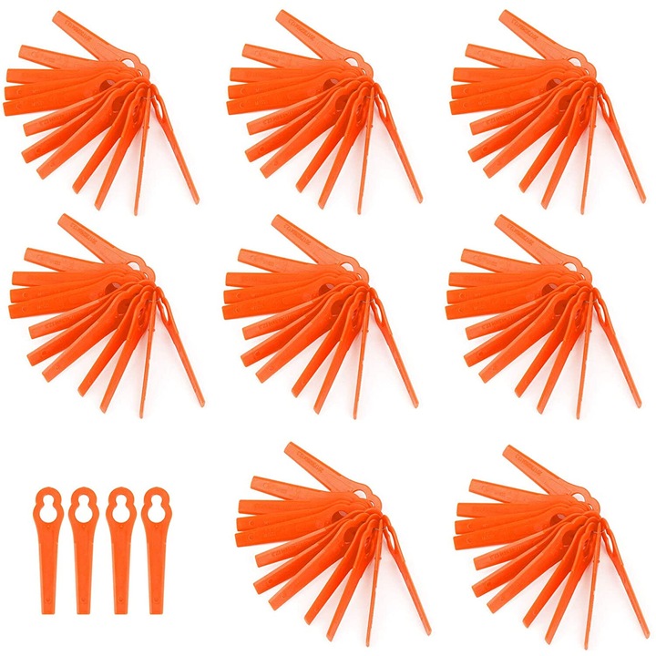 Set 100 lame de schimb pentru feliatoare manuale, Plastic