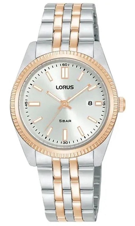 Női karóra, Lorus, acél, kvarc szerkezet, arany/ezüst