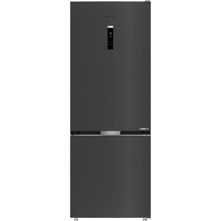 Combina Frigorifica GRUNDIG GKPN6793XD, No Frost, 490 L, H 192 Cm, Clasa D, Dark Inox
