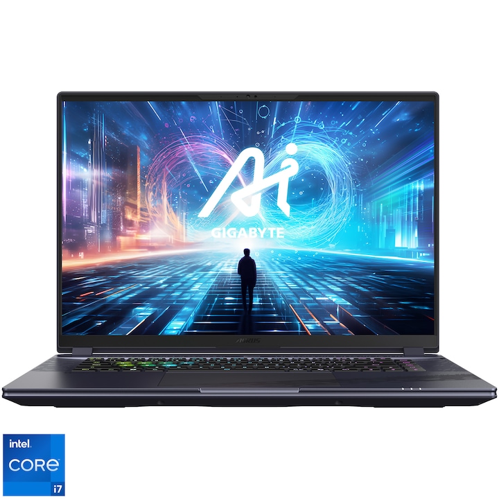 Laptop Gaming Gigabyte AORUS 16X 9SG-43EEC54SH cu procesor Intel® Core™ i7-13650HX pana la 4.90GHz, 16.0", WQXGA, 165Hz, 16GB DDR5, 1TB SSD, NVIDIA® GeForce RTX™ 4070 8GB GDDR6, Windows 11 Home, Black