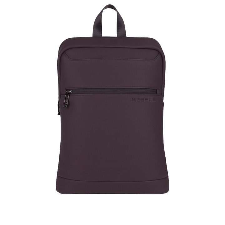Ghiozdan laptop Gabol 14 inch piele eco colectia Pause 4.4 litri