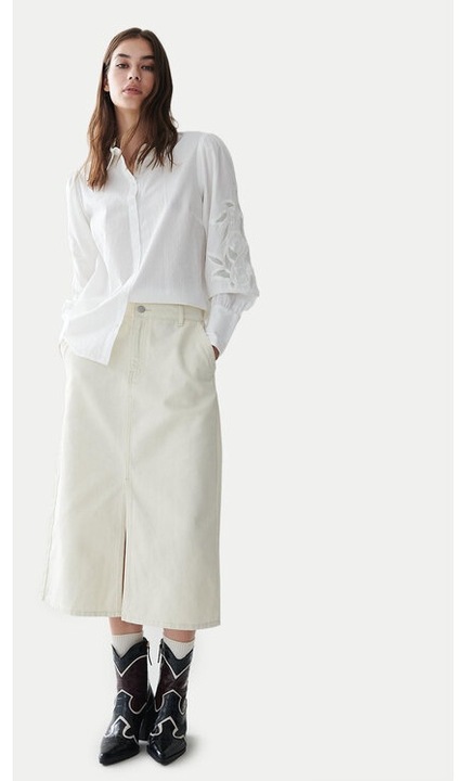 Дамска пола, Vila, 54614, Памук, Бежов