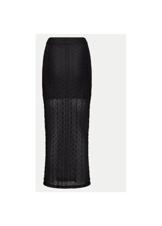 Fusta dama, Gina Tricot, Poliamida, Negru, Negru