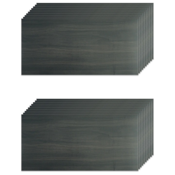 Set 20x Panouri decorative Selling Depot ®, autoadezive, imitatie marmura, grosime 2mm, dimensiuni 30x60cm, suprafata acoperita 3.6mp, Wood Gray