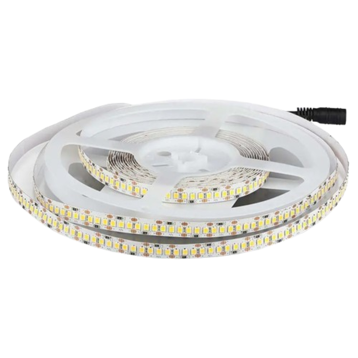 LED лента SMD2835 12V 17W/m 204LED/m 800lm/m 4000K IP20 5M V-tac SKU-212462