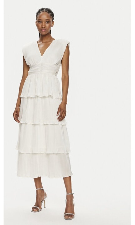 Rochie, Vila, 54720, Poliester, Alb