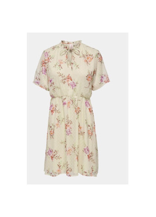 Рокля, Само, Полиестер, Екрю