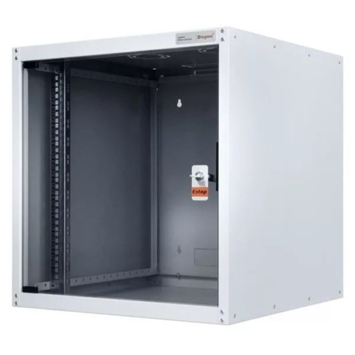 Legrand 19" 20U Falra szerelhető Rackszekrény Grey, 212246, Rackszekrény
