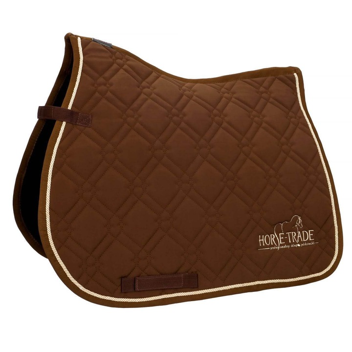 Czaprak pentru cai Horse-Trade Barcelona, culoare maro inchis, dimensiune VS, set disponibil