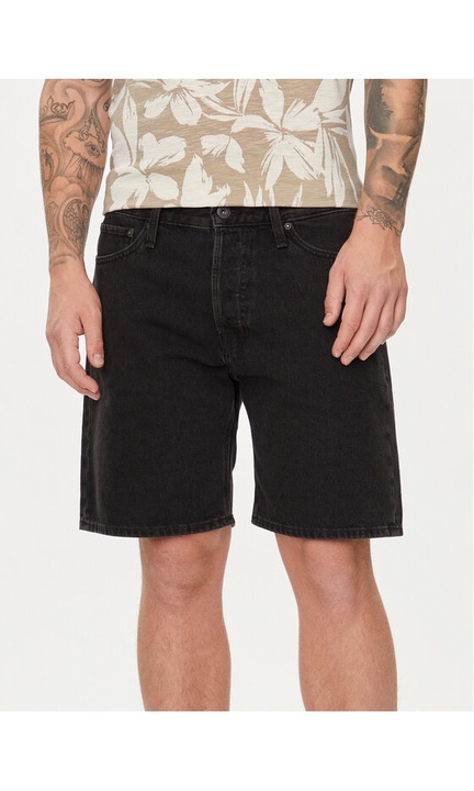 Férfi nadrág, Jack & Jones, 84125, pamut, fekete