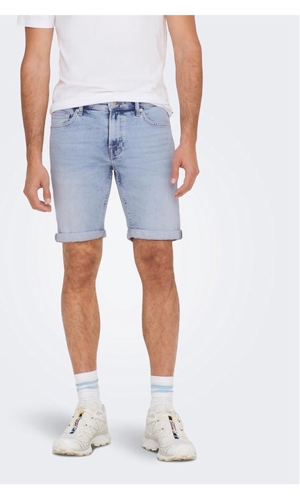 Férfi nadrág, Only & Sons, 47403, pamut, kék