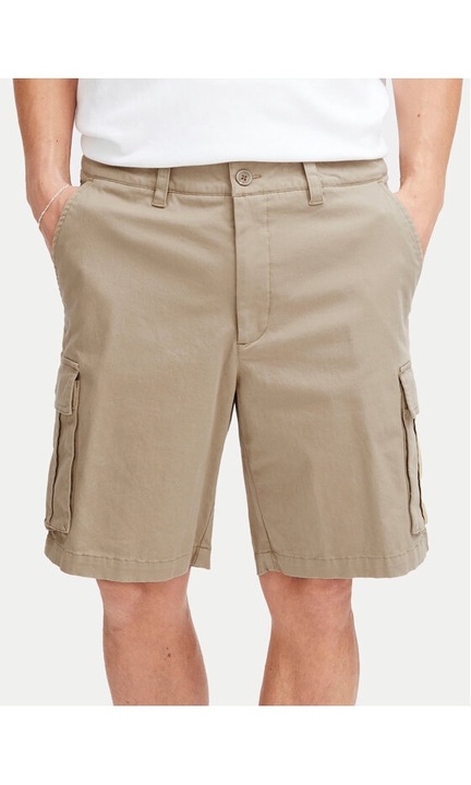 Pantaloni barbati, Solid, 39313, Bumbac, Bej