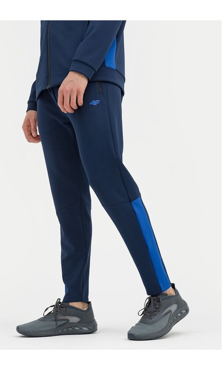 Pantaloni barbati, 4F, 19354, Poliester, Bleumarin