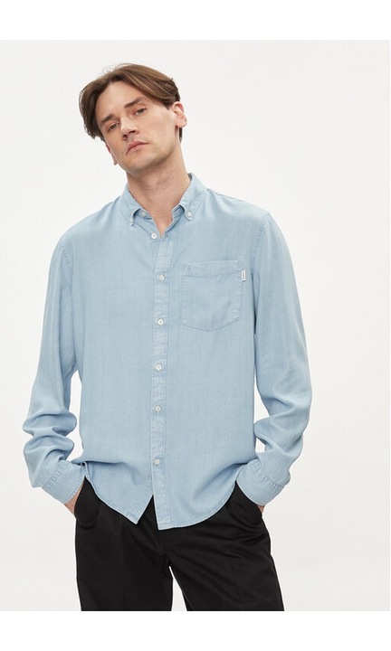 Férfi ing, Pepe Jeans, 64398, Lyocell, égszínkék
