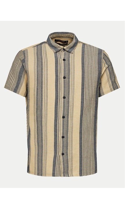Férfi ing, Indicode, 82924, pamut/poliészter, bézs