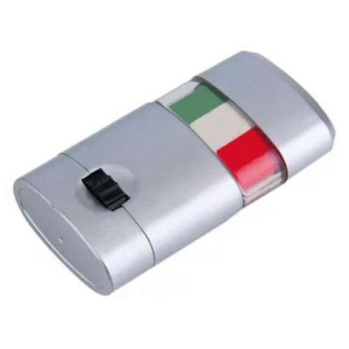 Arcfesték piros fehér zöld színű tekerhető műanyag tokban