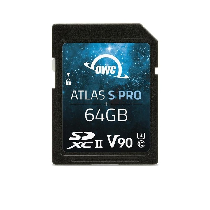 Карта памет OWC Atlas S Pro, SDXC, 64GB, UHS-II U3, V90, 1829 TBW